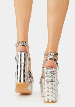 Cheap 🔔 Public Desire Zurra Platform 👠 Heels ✔️ 9 Public Desire Zurra Platform Heels