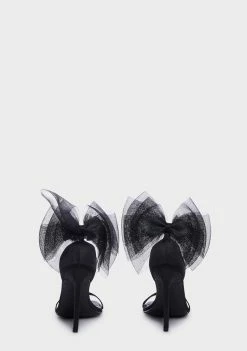 Best Sale 🔔 Public Desire Wide Fit Candi Bow 👠 Heels ✔️ 7 Public Desire Wide Fit Candi Bow Heels