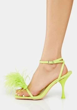 Public Desire Prancy Fluffy Heels