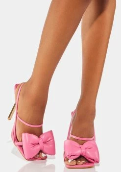 Public Desire Dawn Bow Stiletto Heels