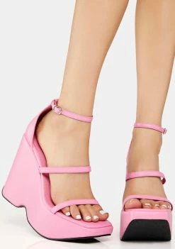 Public Desire Platform Sandals Duke Platform Wedges