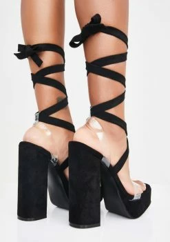 Public Desire Destiny Platform Wrap Heels
