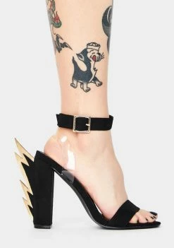 Public Desire Charged Suede Heels