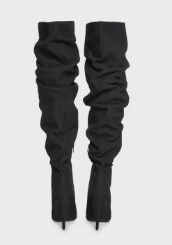 Public Desire Lariza Stiletto Over The Knee Boots Thigh High Boots