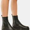 Public Desire Black Not Okay Ankle Boots