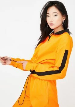 Public Desire Outerwear High Neck Tracksuit Top