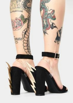 Public Desire Charged Suede Heels