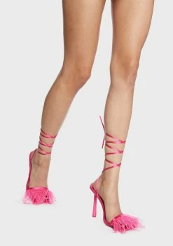 Public Desire Iconic Fluffy Heels