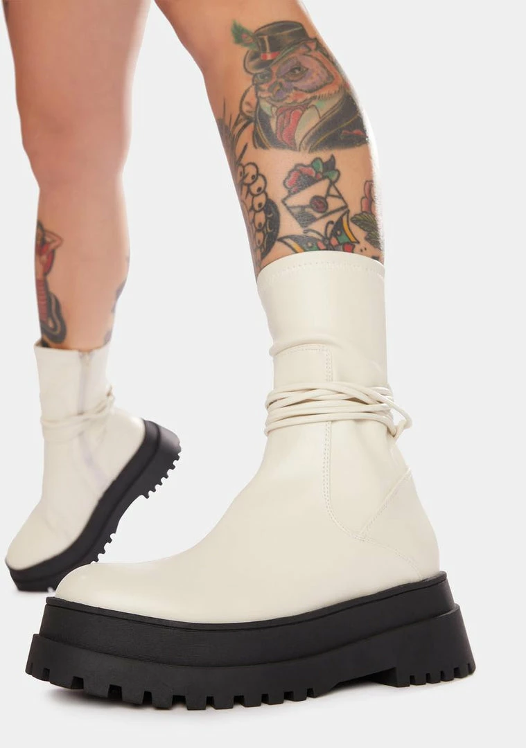 Best deal ๐ Public Desire Finale Chunky Wrap Ankle ๐ฅพ Boots ๐ฅพ Boots & Booties โ๏ธ 1 Public Desire Finale Chunky Wrap Ankle Boots Boots & Booties
