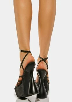 Public Desire Jean Platform Heels Platforms