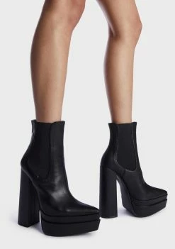 Public Desire Cady Platform Chelsea Boots