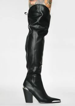 Public Desire Honour Thigh High Boots Boots & Booties