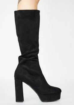 Public Desire Boots & Booties Become Long Suede Boots