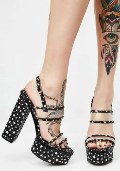 Public Desire Dynamite Perspex Star Platforms