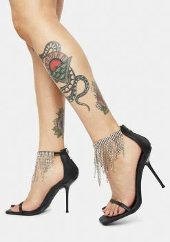 Best deal 😍 Public Desire Redemption Diamante Tassel 👠 Heels 🥰 6 Public Desire Redemption Diamante Tassel Heels