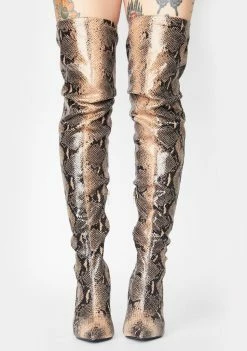 Public Desire Boots & Booties Kimana Over The Knee Boots