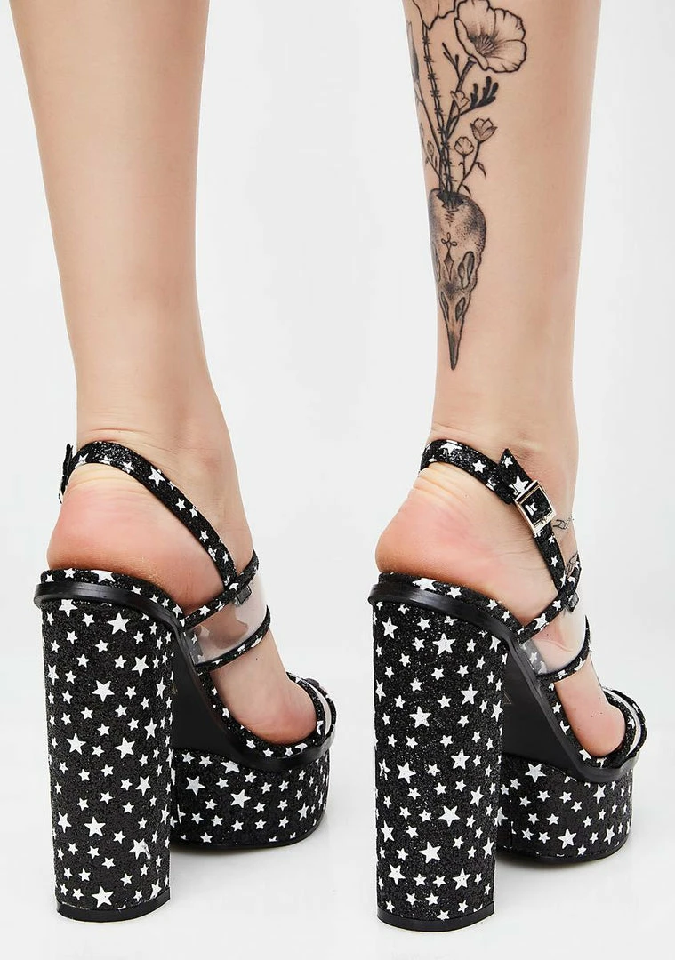 Buy ๐งจ Public Desire Dynamite Perspex Star Platforms ๐ 3 Public Desire Dynamite Perspex Star Platforms
