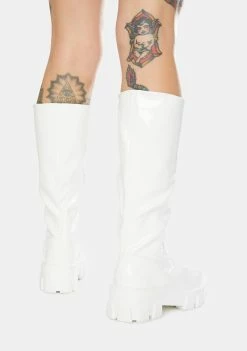 Public Desire Karma Chunky Sole Knee High Boots