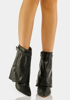 Public Desire Heeled Boots Black Fyre Ankle Boots
