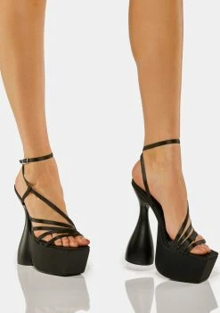 Public Desire Jean Platform Heels Platforms