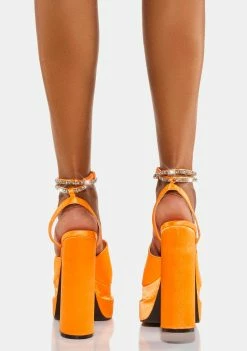 Public Desire Platforms Lilibet Rhinestone Heels