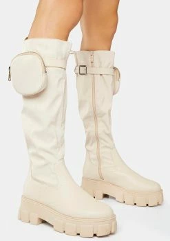 Public Desire Showing Up Cargo Boots