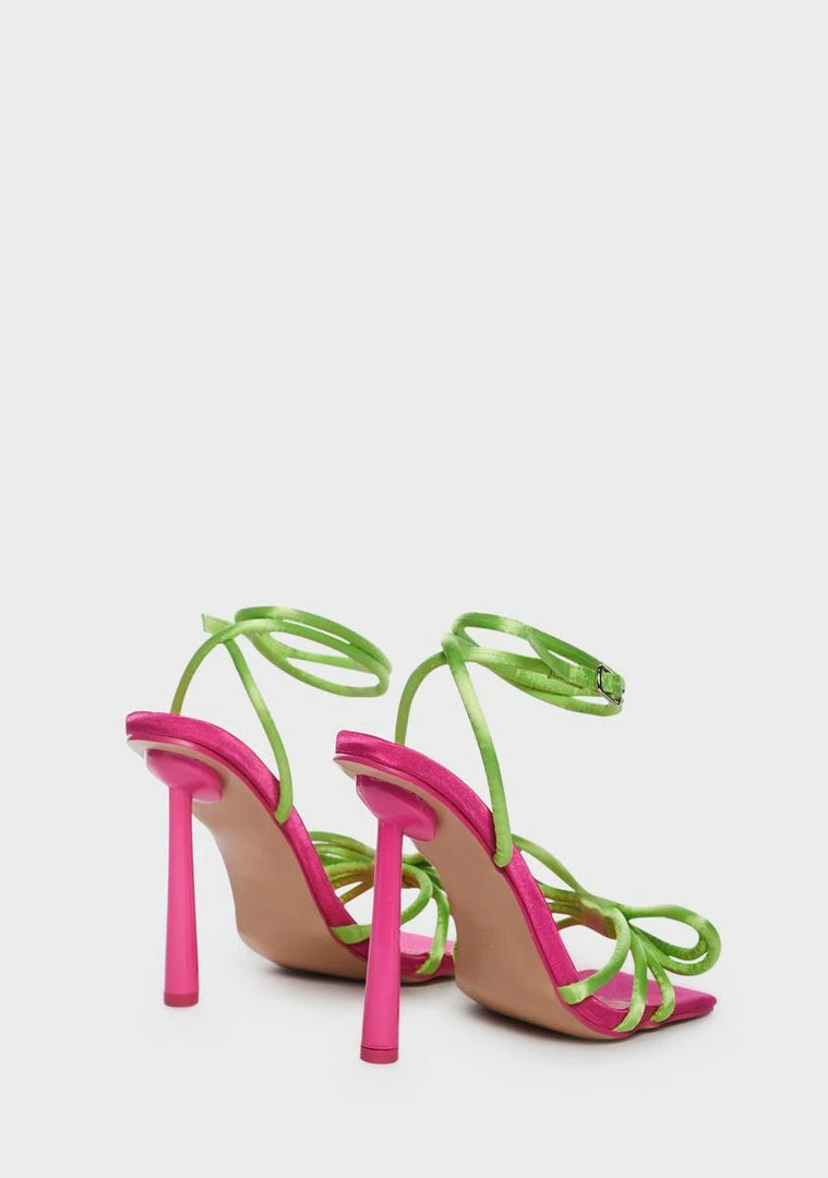 Wholesale ๐งจ Public Desire Peep Toe ๐ Heels Love Games Satin ๐ Heels ๐งจ 4 Public Desire Peep Toe Heels Love Games Satin Heels