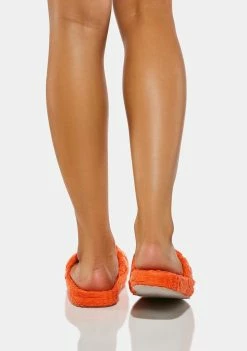 Public Desire Orange Juicy Slider Slippers
