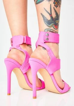 Public Desire Miami Mami Cutout Heels
