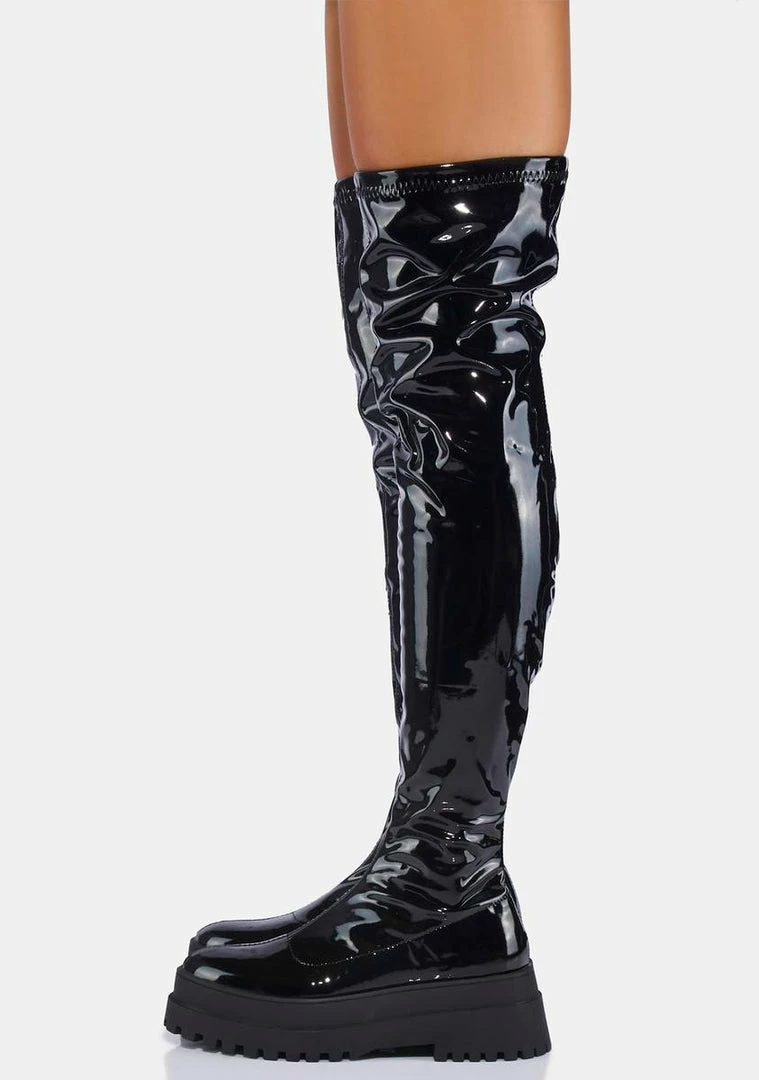 Hot Sale ๐ Public Desire Patent Disclosure Knee High ๐ฅพ Boots ๐ 2 Public Desire Patent Disclosure Knee High Boots