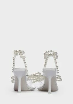 Public Desire Hope Bow Strappy Heels