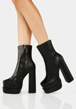 Public Desire Platform Boots Supine Platform Ankle Boots