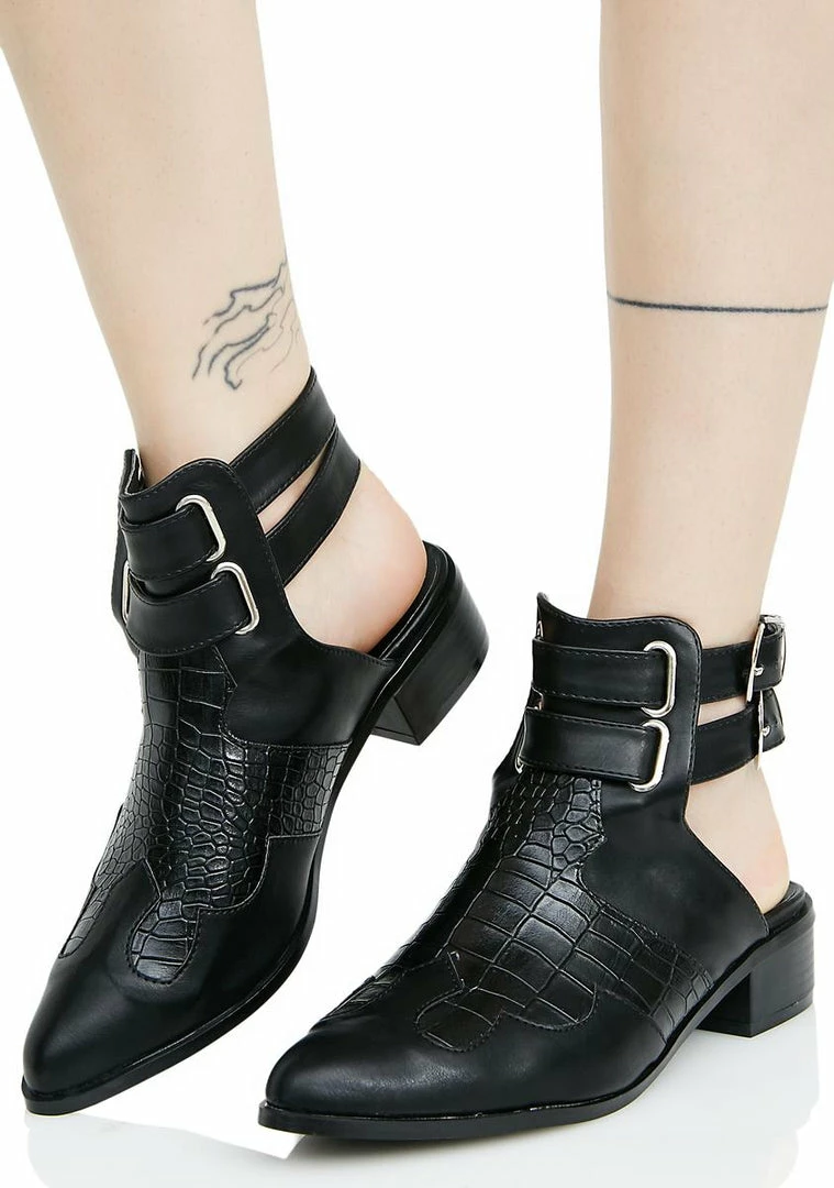 New ❤️ Public Desire 🥾 Boots & Booties Tegan Cutout Booties 👏 1 Public Desire Boots & Booties Tegan Cutout Booties