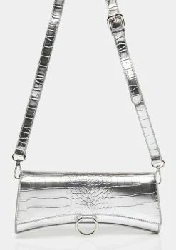 Public Desire Crossbody Bags Silver The Kemi Crossbody Bag