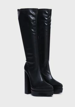Brand new 😉 Public Desire Platform 🥾 Boots End Game Platform Knee High 🥾 Boots 🔥 8 Public Desire Platform Boots End Game Platform Knee High Boots