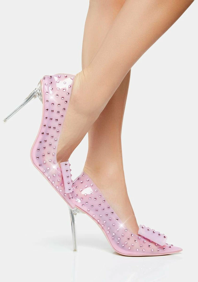Buy 🛒 Public Desire Fake Love Diamante 👠 Heels Clear 👠 Heels 🌟 2 Public Desire Fake Love Diamante Heels Clear Heels