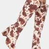 Public Desire Apology Cowhide Knee High Boots