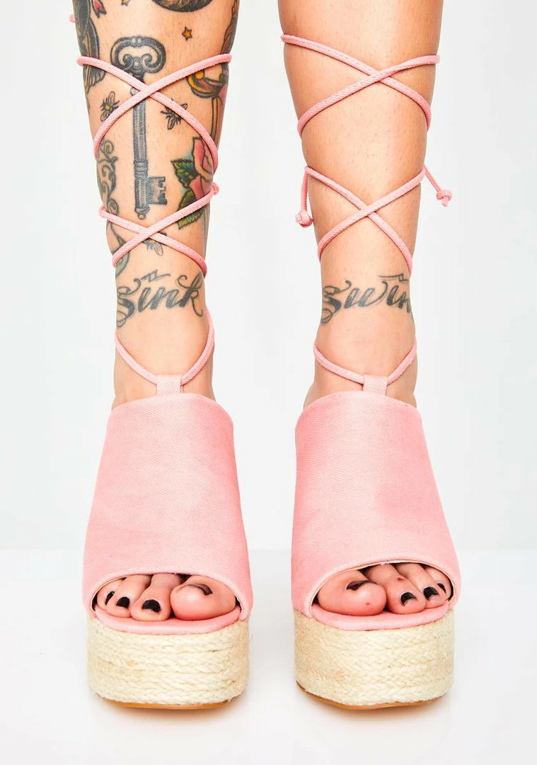 Discount β€οΈ Public Desire Imogen Lace Up π Heels β 3 Public Desire Imogen Lace Up Heels