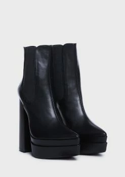 Public Desire Cady Platform Chelsea Boots