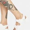 Public Desire Angel Carmen Quilted Flat Sandals