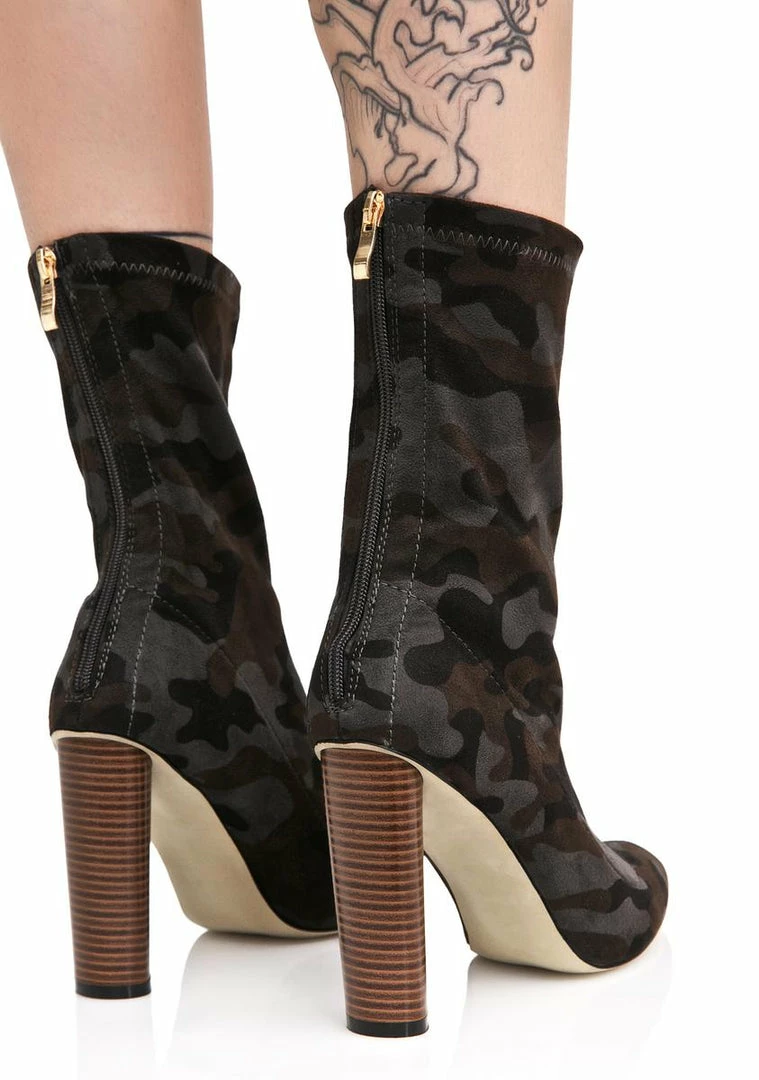 Wholesale π Public Desire π₯Ύ Boots & Booties Devon Camo Sock π₯Ύ Boots π 5 Public Desire Boots & Booties Devon Camo Sock Boots