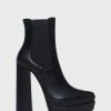 Public Desire Cady Platform Chelsea Boots