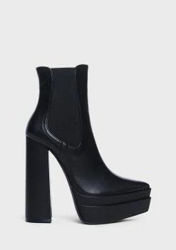 Public Desire Cady Platform Chelsea Boots