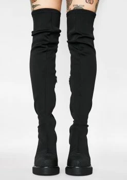 Public Desire Critic Over The Knee Boots Boots & Booties