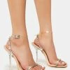 Public Desire Gaia Clear Heels