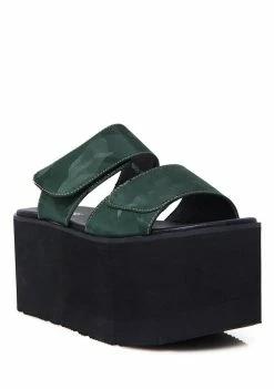 Public Desire Tyra Velcro Strap Platforms