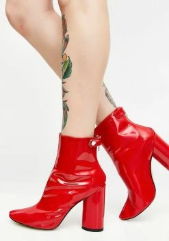 Best deal ⭐ Public Desire 🥾 Boots & Booties Flame Lia Vinyl Stud Strap 🥾 Boots ✔️ 9 Public Desire Boots & Booties Flame Lia Vinyl Stud Strap Boots