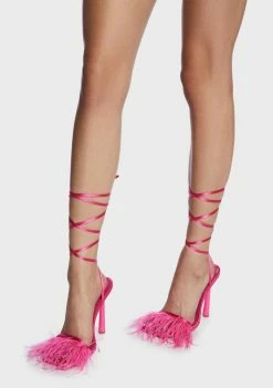 Public Desire Iconic Fluffy Heels