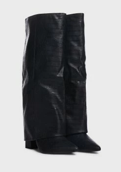 Public Desire Wide Fit Zendaya Knee-High Boots