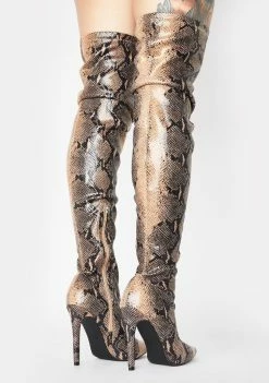 Public Desire Boots & Booties Kimana Over The Knee Boots